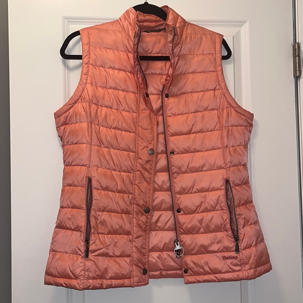 Pink Women’s Barbour puffer vest